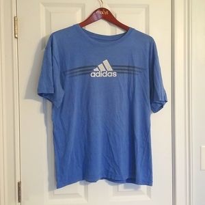Adidas Tee, Men's XL, Blue